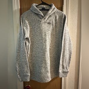 Euc Heather grey dress sweater sz 18/20 xl